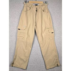 Vintage Y2K Anchor Blue Cargo‎ Pants 30x30 Baggy Skater Tan